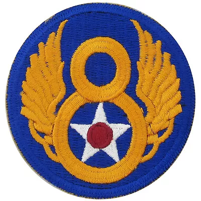 £7.25 • Buy US Army USAAF 8th Air Force BADGE - WW2 Repro American Airforce Patch Insignia