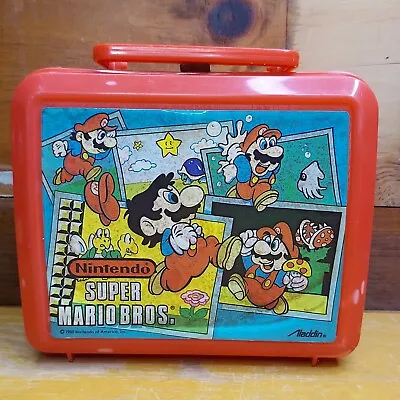 Vintage Nintendo Super Mario Lunchbox 1988 - No Thermos • $16