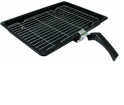 £13.99 • Buy Enamel Grill Pan Tray Rack Grid Handle For RANGEMASTER Oven Cooker