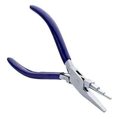 Round And Chain Nose Stepped Wire Wrapping Pliers Jewelry Making Tools. • £7.99