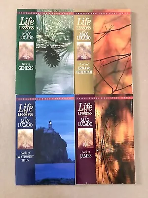 4 LOT: Life Lessons With Max Lucado 1996 Paperback LIKE NEW • $9.49