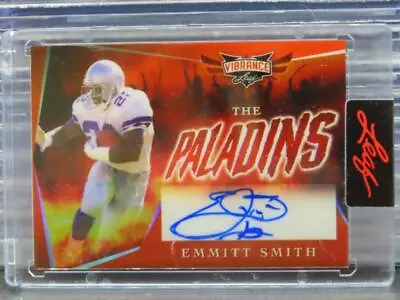 2023 Leaf Vibrance Emmitt Smith The Paladins Orange Autograph Auto #4/6 • $11.50