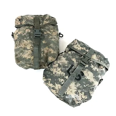 Lot Of 2 Sustainment Pouches For Army ACU Military Large Rucksack USGI MOLLE GC • $14.09