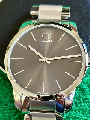 Calvin Klein Swiss Made Men’s Quartz Watch K26 211 • $153