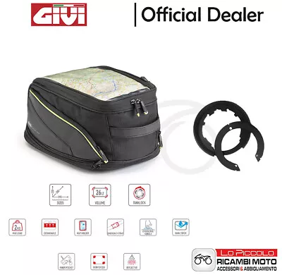 BF71 +EA131B Tank Bag Tanklock GIVI Kawasaki Z 650 Rs 2022 • £99.95