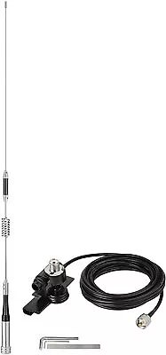 Vehicle VHF UHF Ham Radio Antenna For Midland Yaesu TYT AnyTone Radioddity Cobra • $45.99