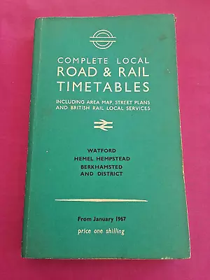 London Transport Complete Local Road And Rail Timetables. 1967.  FREE POST • £8.25