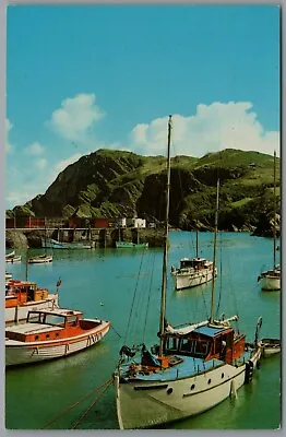 Ilfracombe Harbour North Devon England Sailing Boats Photo Precision Postcard • £5