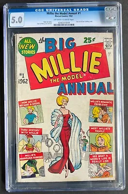 Millie The Model Annual #1 CGC 5.0 (1962 Marvel) Stan Lee • $499