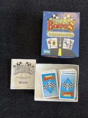 Mille Bornes Card Game Parker Brothers The Classic Auto Race 1992 Complete • $16.99