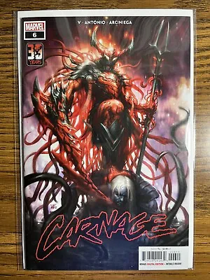 Carnage 6 Nm/nm+ Kendrick Lim Cover Ram V Story Marvel Comics 2022 • $2.95