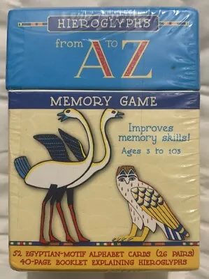 Hieroglyphs From A To Z Memory Game From Pomegranate Kids 2009 Sealed Retail Box • $13.78