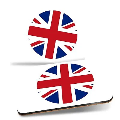2x MDF Cork Placemat 29x21.5cm Union Jack UK British Flag England #9067 • £19.99
