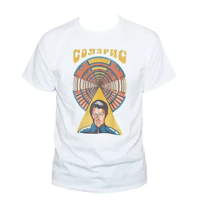 $15.96 • Buy Solaris T Shirt Andrei Tarkovsky Soviet Russian Cult Movie Poster Art Top 