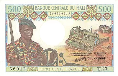 Mali 500 Francs 1973 AU • $5.50