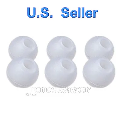 3 Pairs Large White Replacement Earbuds Monster Beats Dr.Dre IBeats Jamz Turbine • $6.99