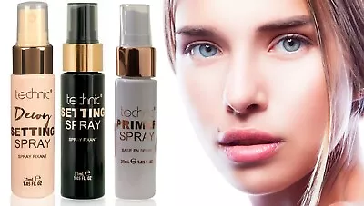 Technic Setting / Primer Face Spray Long Lasting Fixing Make-Up Fixer Mist UK • £3.99