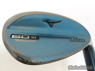 Mizuno T22 Wedge Blue Ion Dynamic Gold Tour Issue S400 S Grind 60° 10  +1  TALL • $69.99