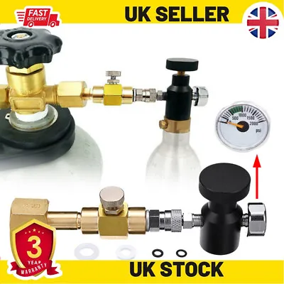 UK For Sodastream CO2 Carbonator Cylinder Tank Refill Adaptor Connector Filling! • £28.59