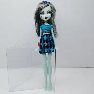 Mattel Monster High Frankie Stein Daughter Of Frankenstein Doll Blue Dress • $10.98