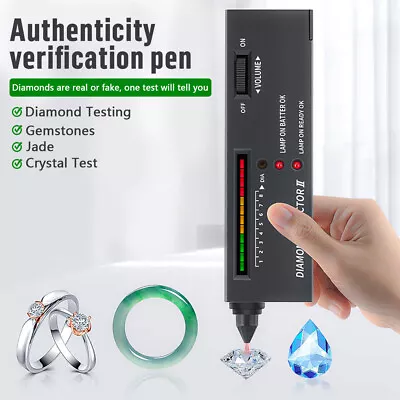 Professional Portable Diamond Tester Pen Selector Jewelry Gemstone Testing Tool • $11.49