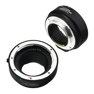 Electronic Auto Focus Adapter For Canon EF EF-S Lens To EOS M50 M6 M10 M100 • $47.84