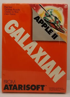 $49.99 • Buy SEALED Midway GALAXIAN Atarisoft 1983 Arcade Game Apple II II+ IIe 5.25  Disk