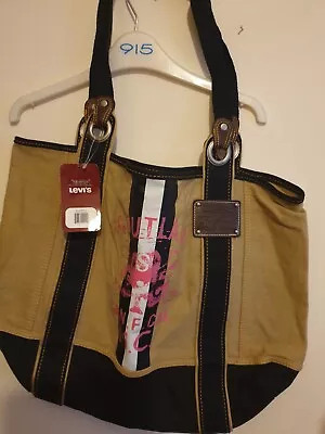 Levi Strauss Canvas Large Tote Bag The Outlaw San Francisco California BNWT • £20