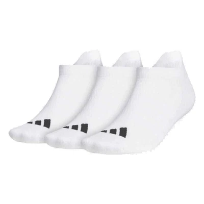 $24.95 • Buy NEW Adidas Ankle Socks 3 Pack - White - Drummond Golf