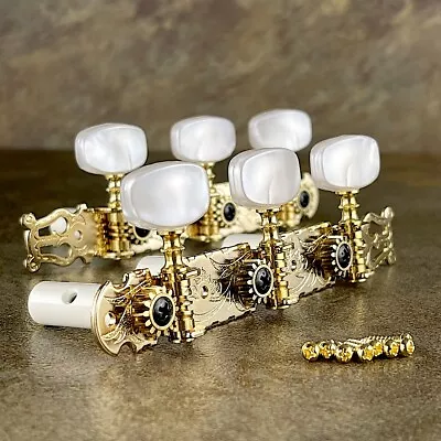 Gotoh Classical Guitar Tuners - Flash Gold Lyra-style - 35G450GX • $19.99