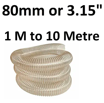 £13.83 • Buy 80mm Flexible Ducting Hose - Ventilation, Fume & Dust Extraction, Woodworking