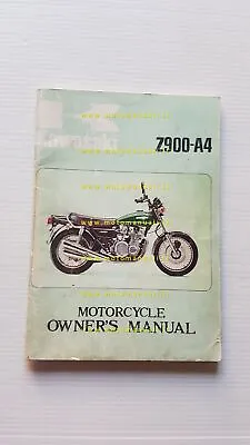 1976 Kawasaki Z 900 A4 Original English Maintenance Manual • £69.06
