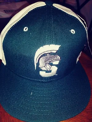 New Era 5950 Michigan State Spartan 7 Fitted Old School  90's  Fitted Cap • $12.99