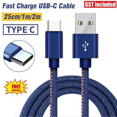 2X FAST CHARGE USB-C Cable For Samsung S8 S9 S10 S20 S21 S22 S23 Ultra Plus Note • $7.43