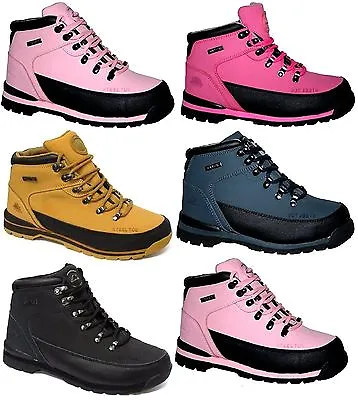 Womens Groundwork Lightweight Safety Trainers Steel Toe Cap Ladies Work Boots Sz • $62.05