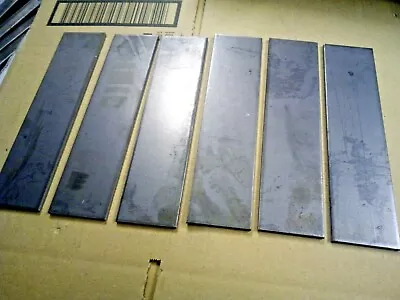 6x 200mm X 50mm X 4mm Mild Steel Plate Offcuts. Fabrication Welding  • £14