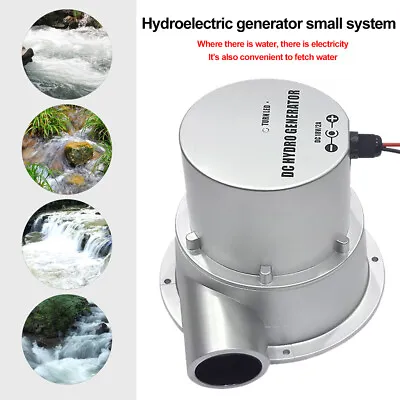 36-100W Hydroelectric Generator Water Turbine Generator Hydro Power Station  • $98.43