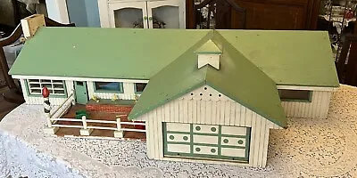 Fabulous Old Vintage Antique Wooden Mid Century Modern Ranch Doll House • $450