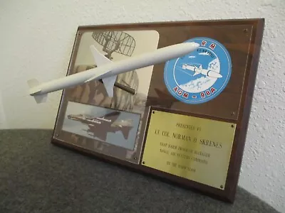 1980s US NAVY/AIR FORCE AGM-88 HARM MISSILE MODEL HARM TEAM PROGRAM MGR. AWARD • $299.95