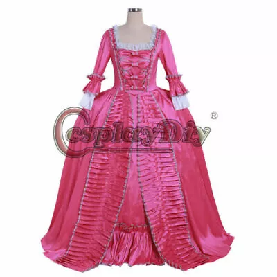 18th Century Marie Antoinette Colonial Rococo Ball Gown Sack Back Dress Costume# • $91.68