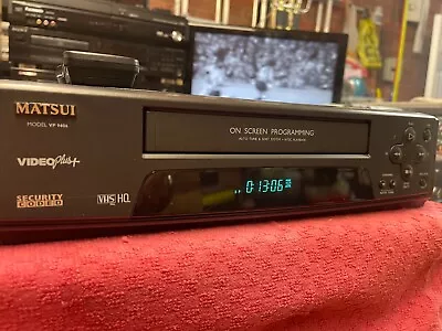 Matsui VP9406 VCR VHS + Remote. Gemstar. • £39.99