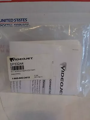 Videojet SP33244 Nozzle Service Part Kit • $50.66