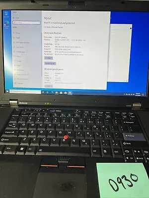 Lenovo ThinkPad W510 15.6  Laptop Intel Core I7-Q720 4GB 320GB Win-10 DVD Cam BT • $70