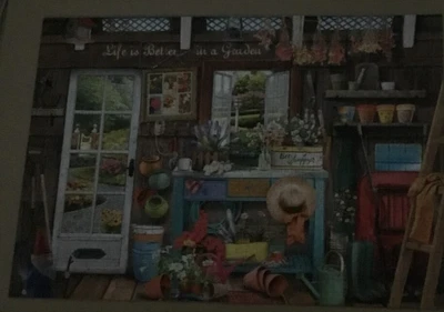 £0.99 • Buy Corner Piece Jigsaw 1000 Piece Title Garden Shed