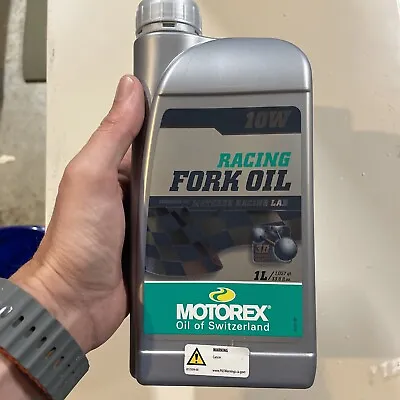 Motorex Racing Fork Oil - 10W - 1 Liter • $12.99