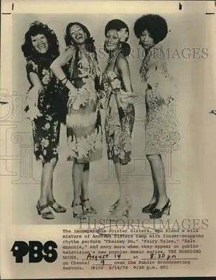 1974 Press Photo The Pointer Sisters In  The Boarding House  On PBS Television • $12.99