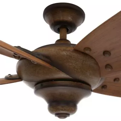 56  Large Tuscan Ceiling Fan + Remote Mediterranean Loft Cabin Rustic Farmhouse • $299.99