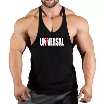 Men Tank Top Bodybuilding Gym Workout Fitness Cotton Sleeveless Stringer Vest • $9.89
