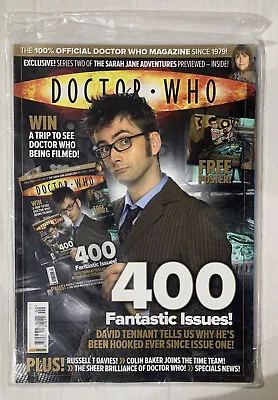 $18 • Buy DOCTOR WHO Official Magazine MINT NEW 400 David Tennant SS