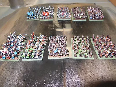 10mm Warmaster Revolution Bretonnian Army Painted Plus • $400